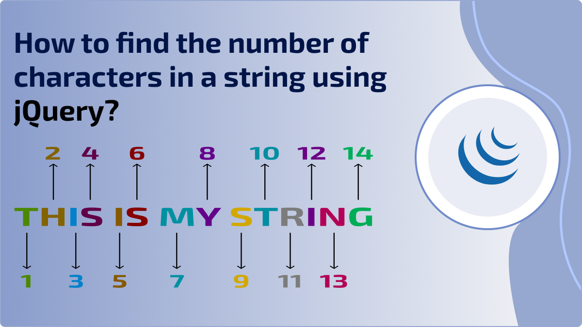 How to find the number of characters in a string without space using jQuery?